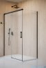 Radaway Idea Black 8 Kdj kabina 100x100cm lewa czarny mat/szkło przejrzyste 10340520-54-01L/10350453-01-01/10360100-01-01R